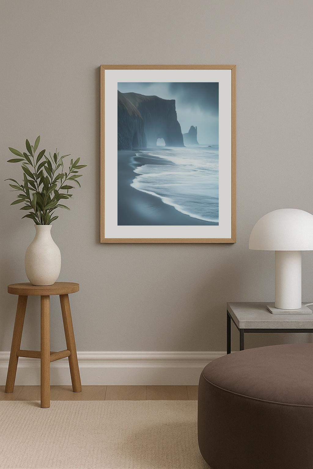 Nordic Coastal Landscape Poster