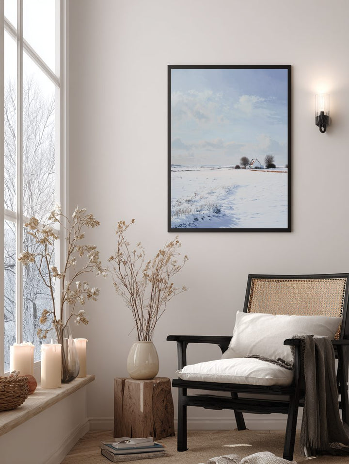 Snowfield Cottage Poster