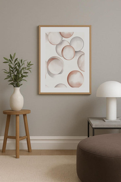 Subtle Spheres Poster