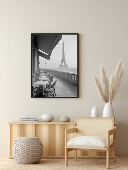 Paris Balcony View Poster