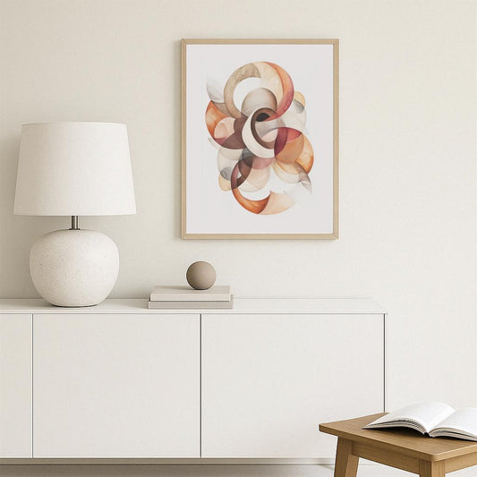 Ethereal Swirls Poster