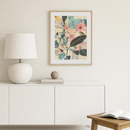 Vintage Bloom Collage Poster