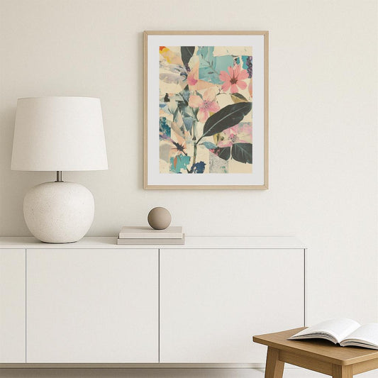 Vintage Bloom Collage Poster