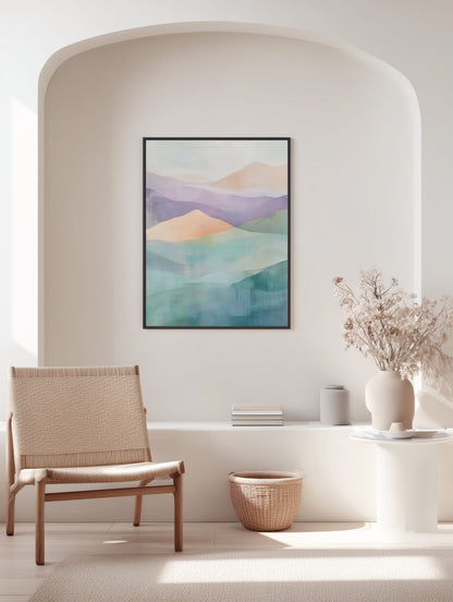 Pastel Horizon Poster