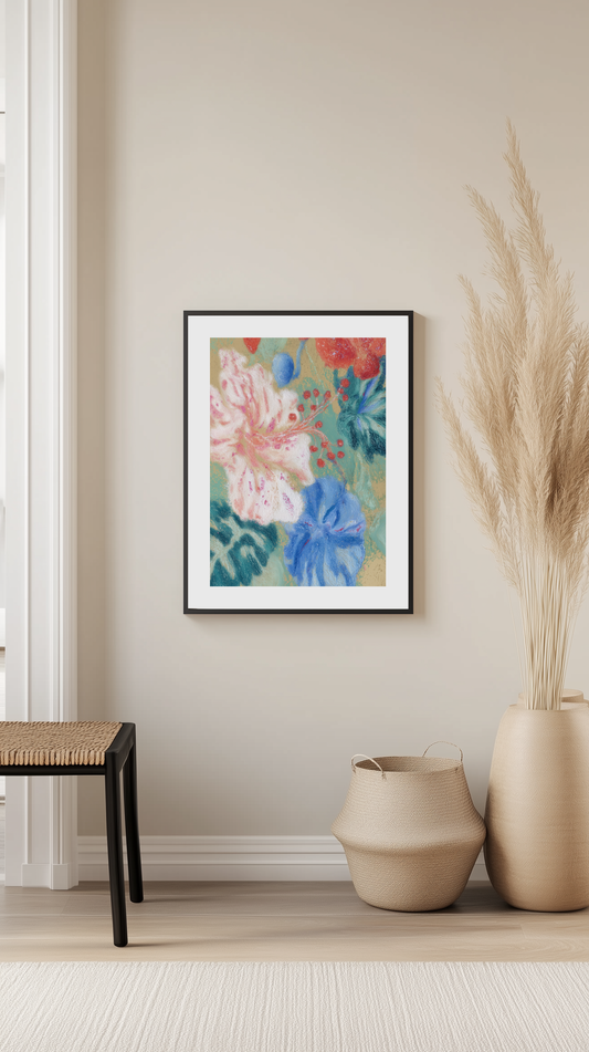 Tropical Bloom Harmony Poster