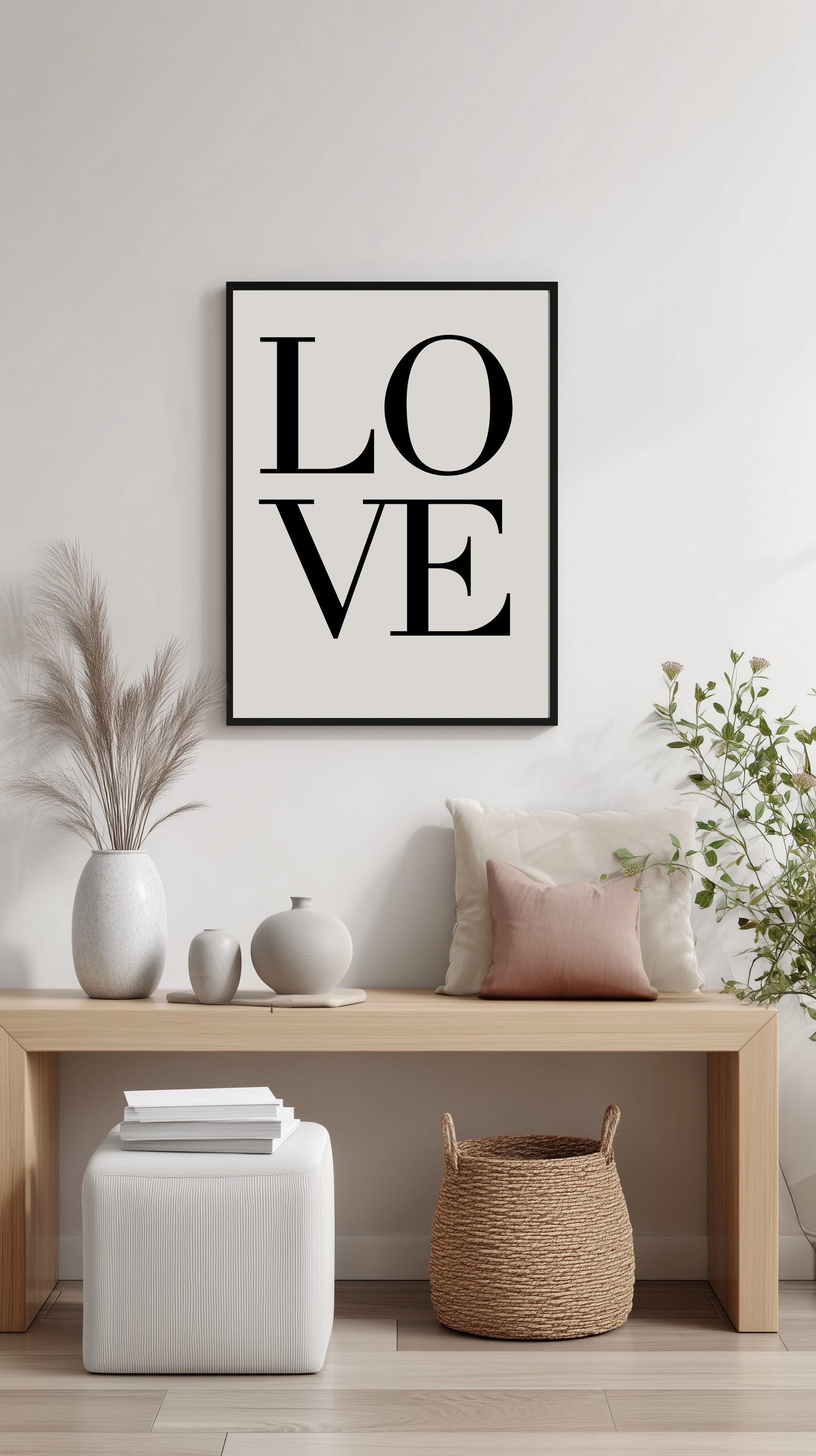 LOVE Typography Poster
