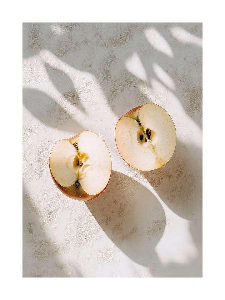 apple harmony kitchen wall art - stylish food & drink poster print