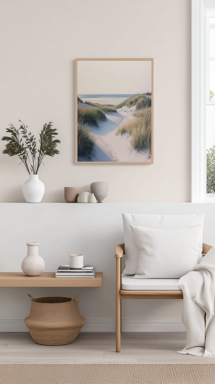 Swedish Dune Path Poster