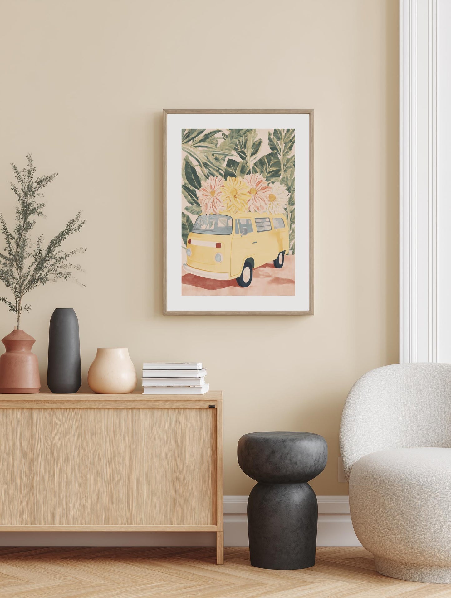 Floral Van Poster