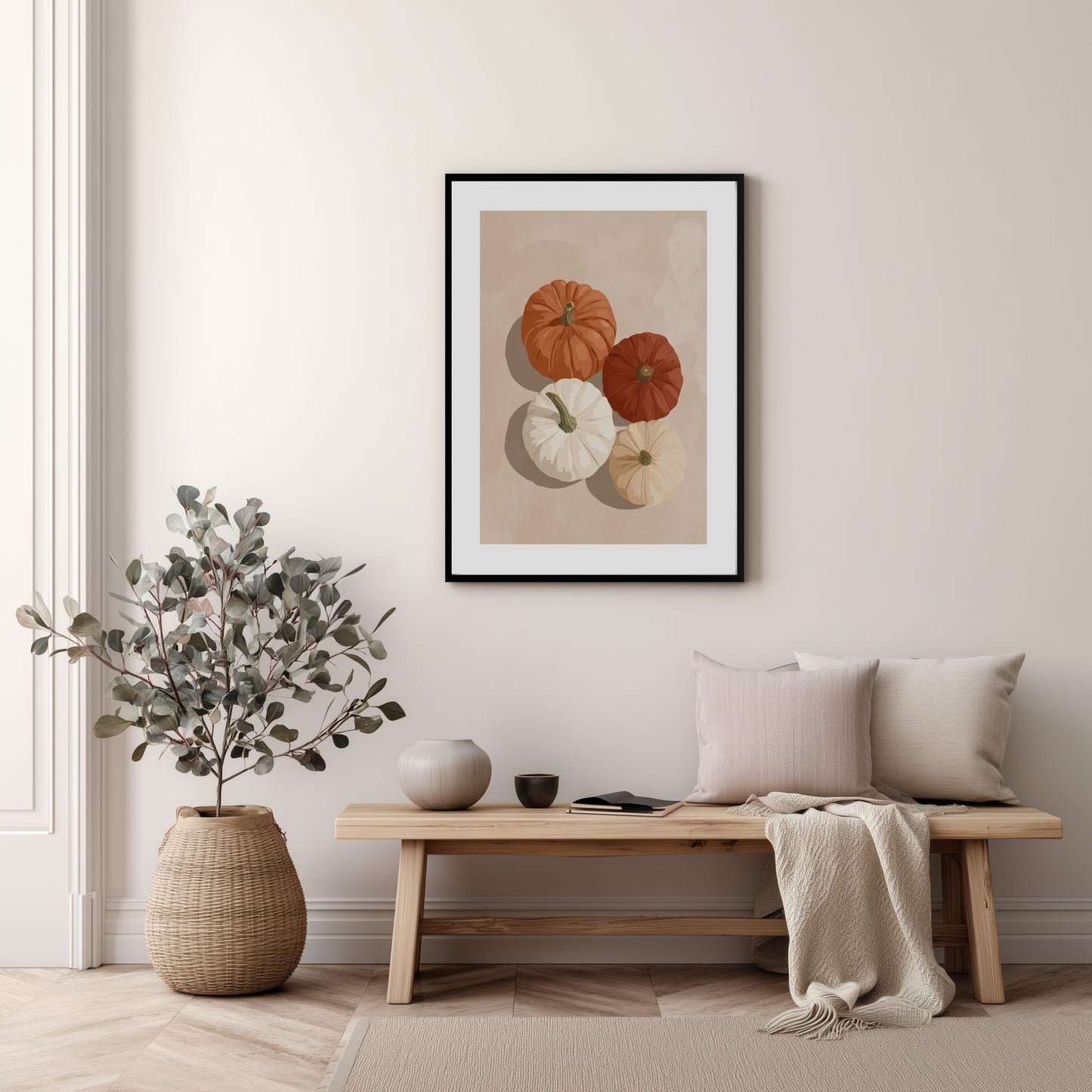 Pumpkin Illustration Poster