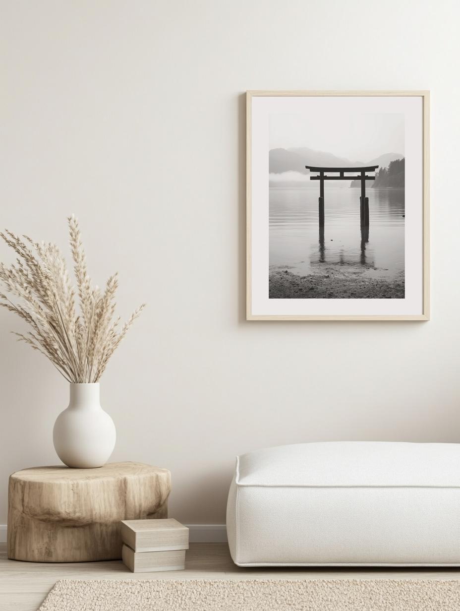 Torii Gate Reflection Poster