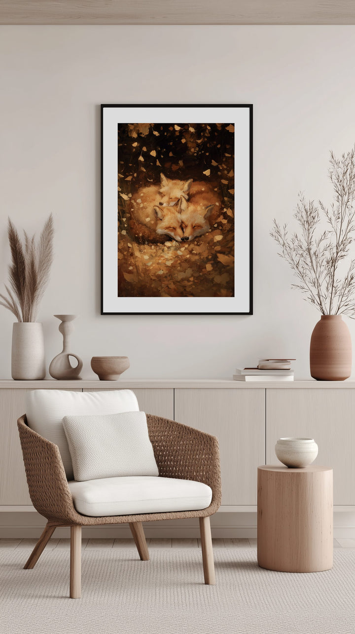 Sleeping Foxes Poster