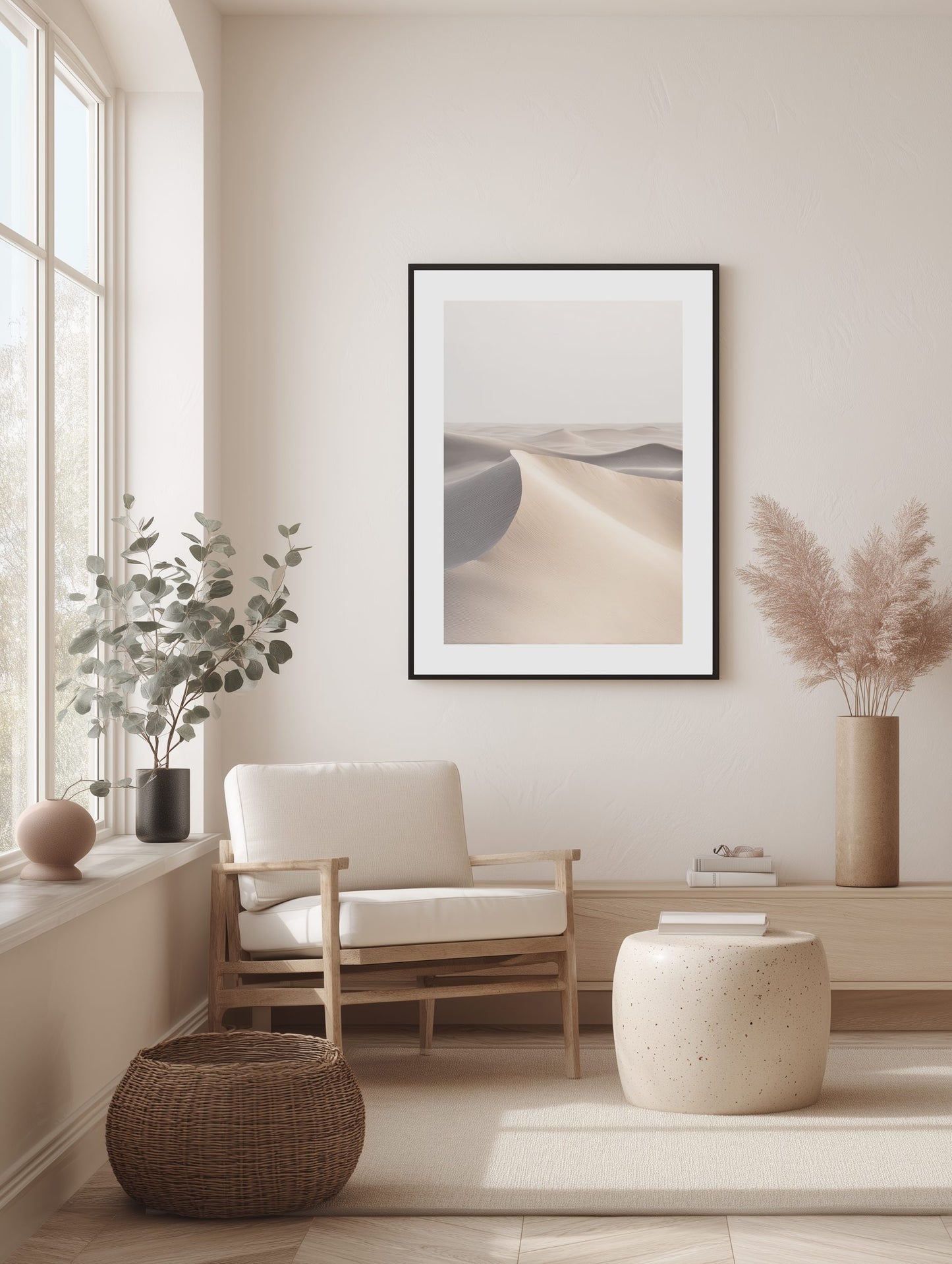 Minimal Sand Dunes Poster