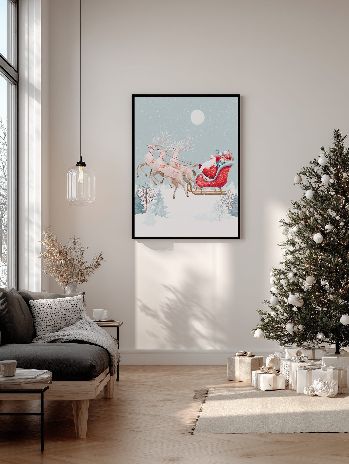 Santa’s Sleigh Ride Poster