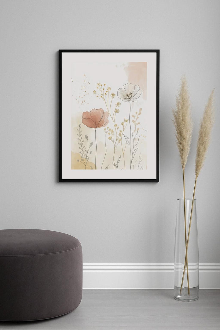 Lined Elegance Poster