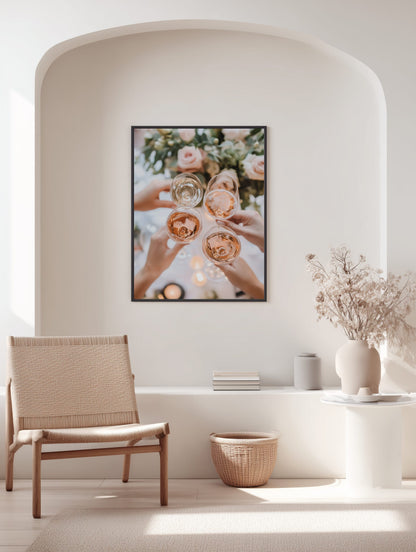 Wedding Toast Photo Poster