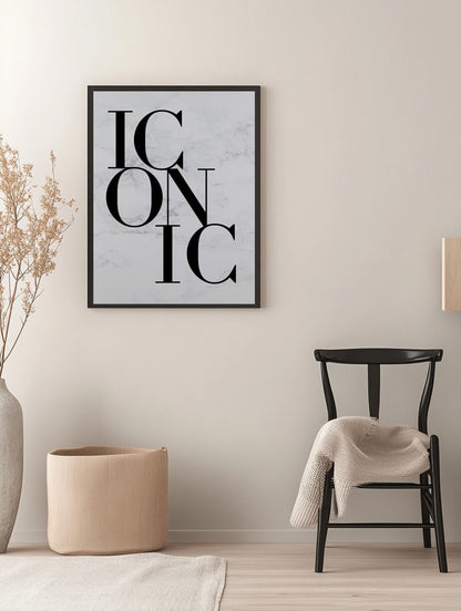 Iconic Typography Poster