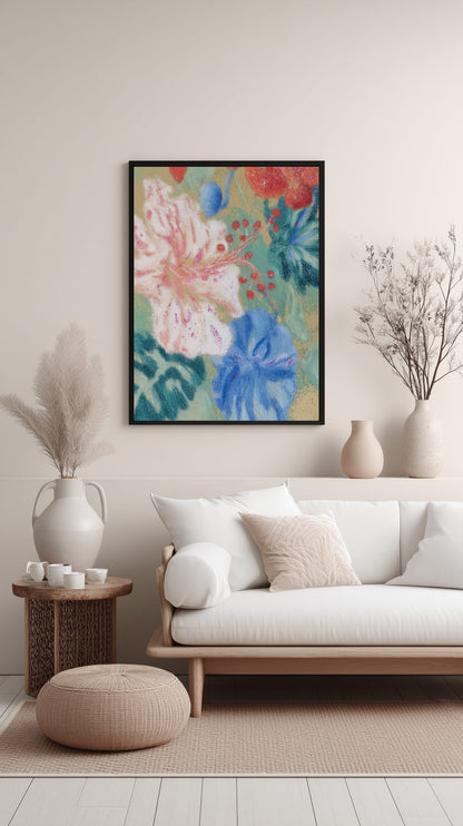 Tropical Bloom Harmony Poster