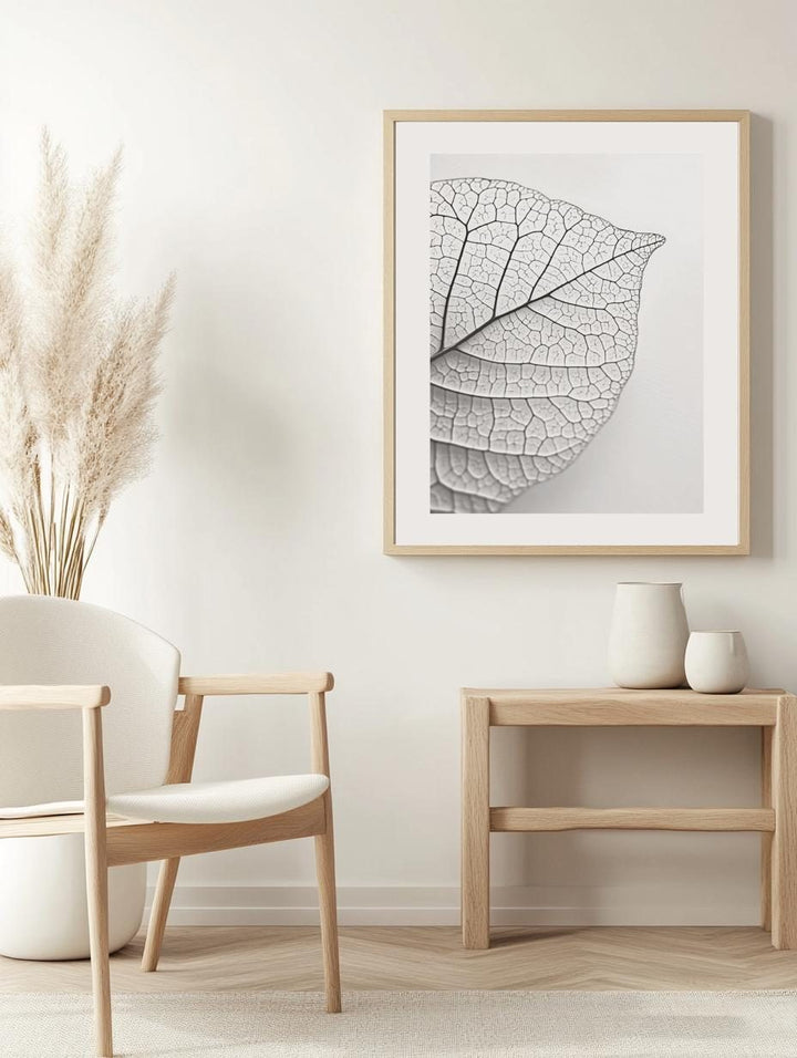 Veined Leaf Texture Poster
