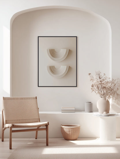 Layered Serenity Poster