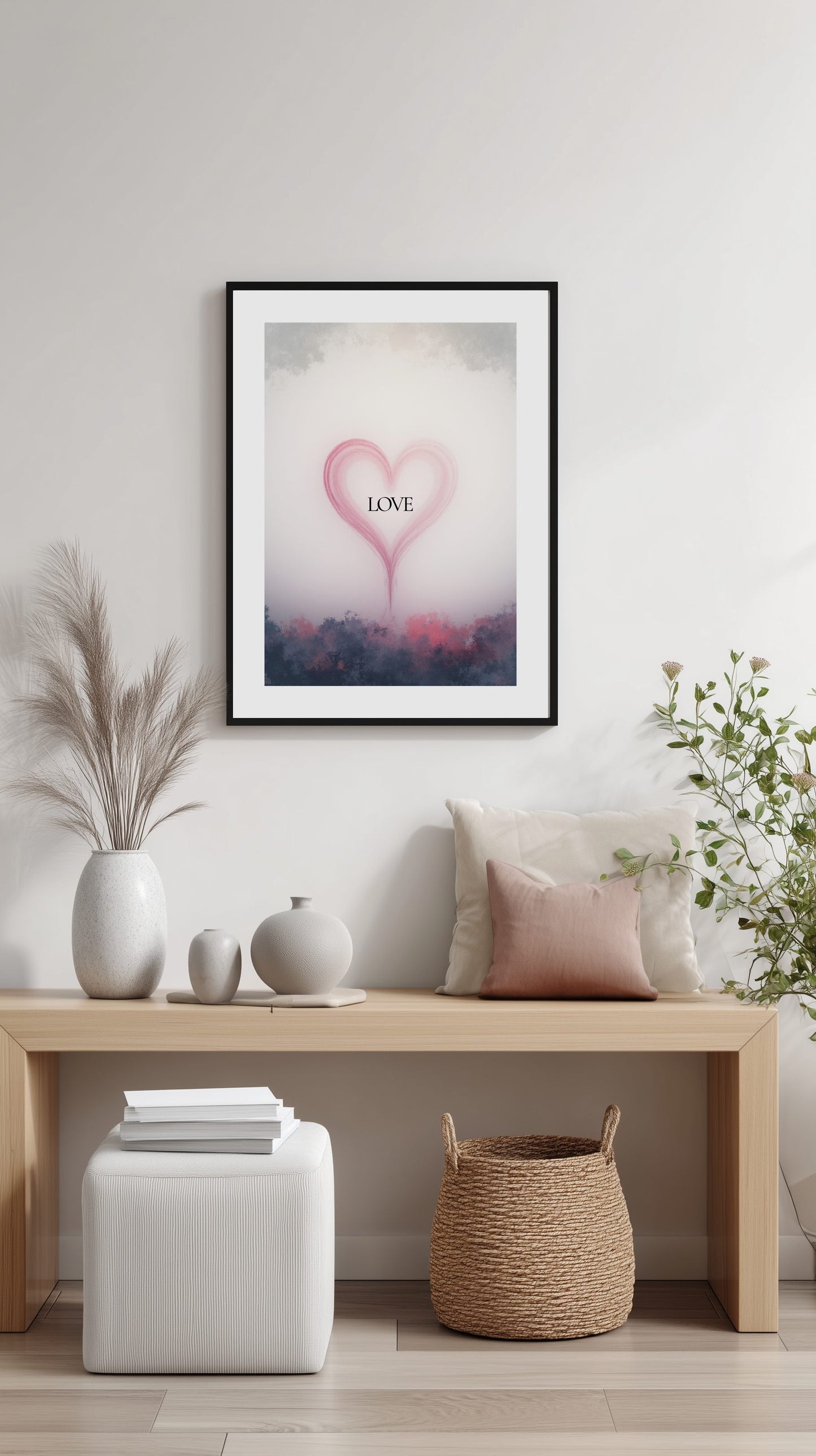 LOVE Minimal Text Poster