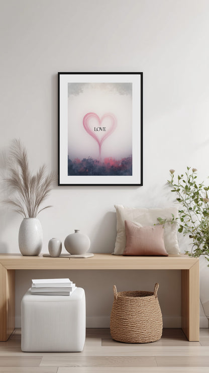 LOVE Minimal Text Poster
