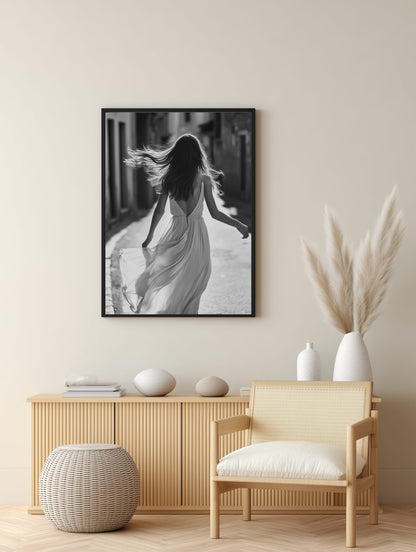 Flowing Street Poster