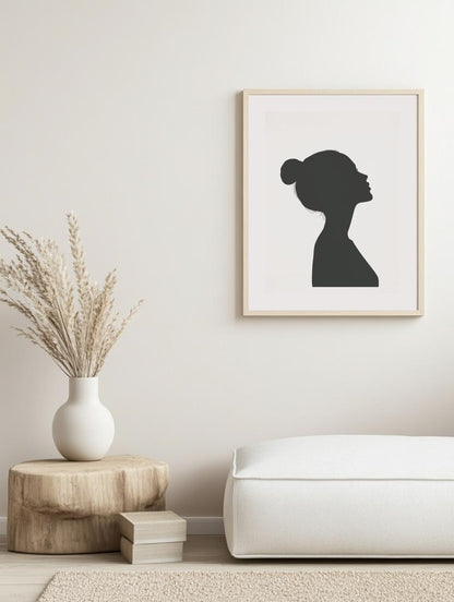 Serene Silhouette Poster