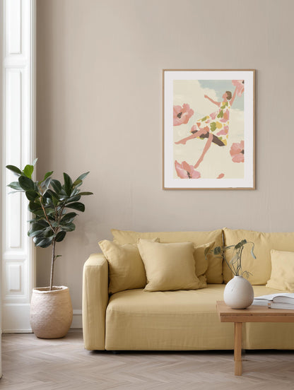 Floating in Bloom Poster