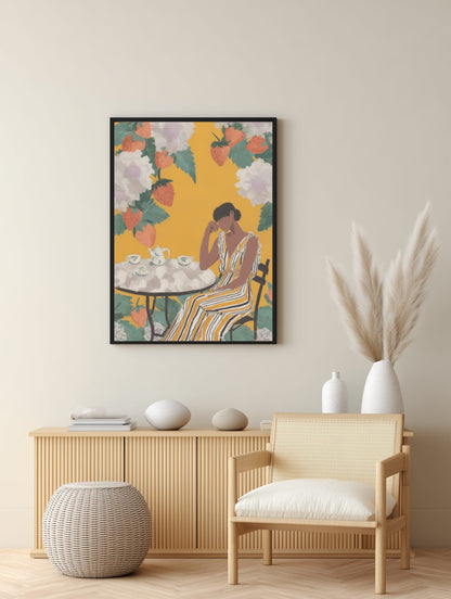 Strawberry Tea Poster