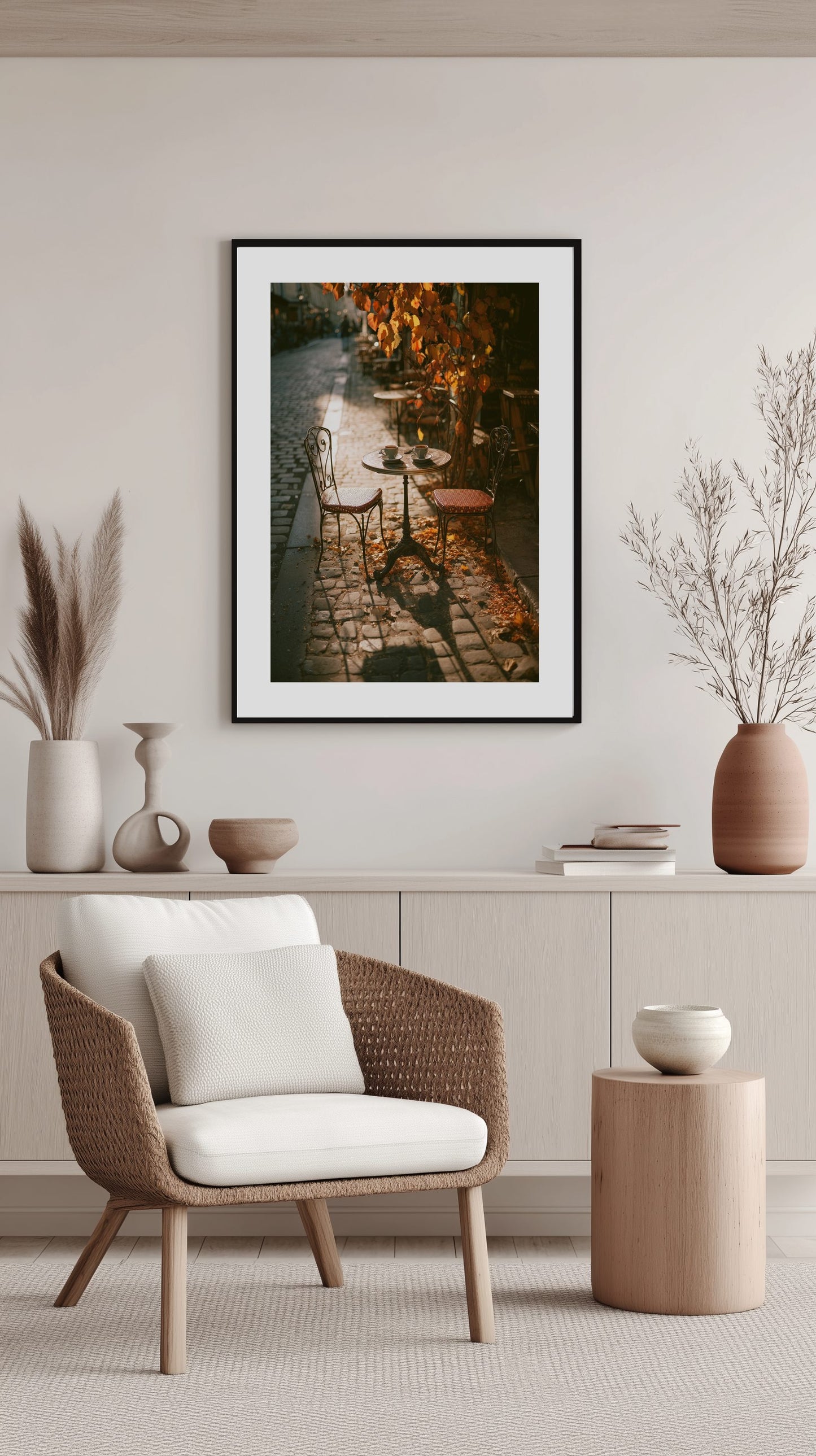 Parisian Café Terrace Poster