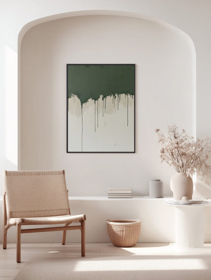 Dripping Paint Abstract Poster