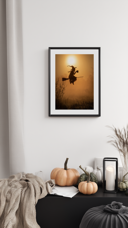 Witch Coffee Ride Poster