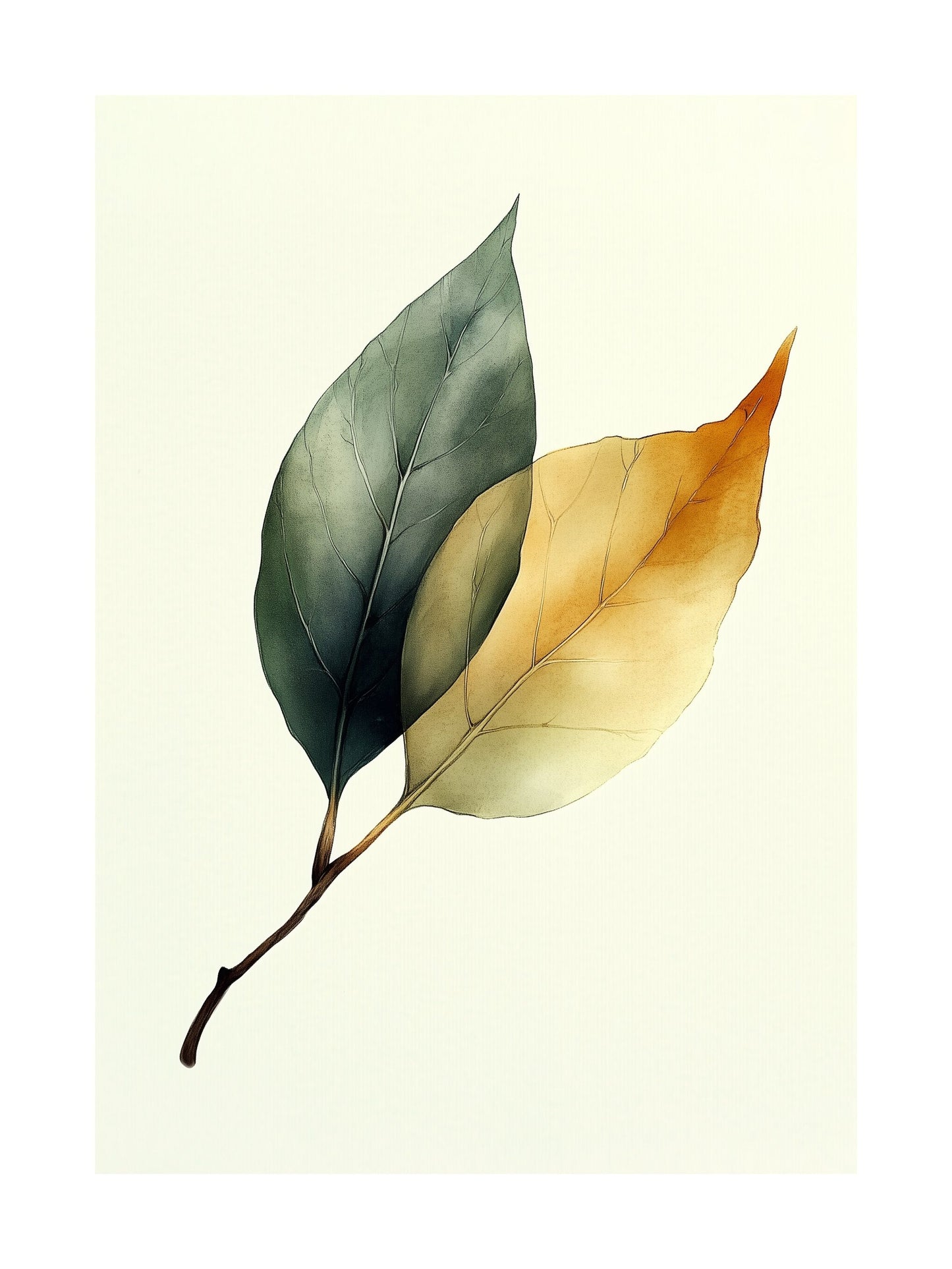 natural simplicity decorative wall art - modern poster for home or office