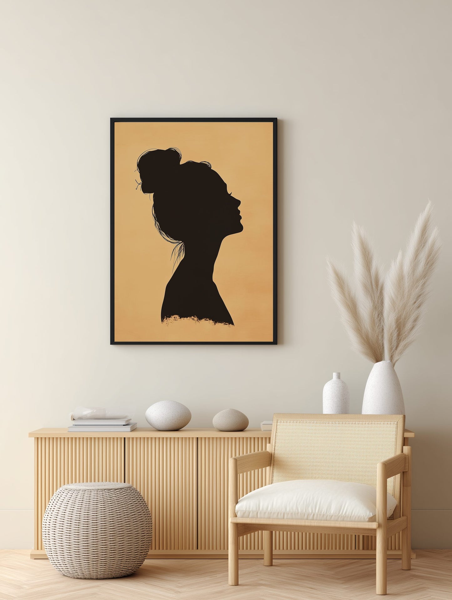 Silhouette Grace Poster
