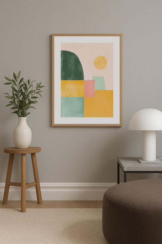 Spring Geometry Poster