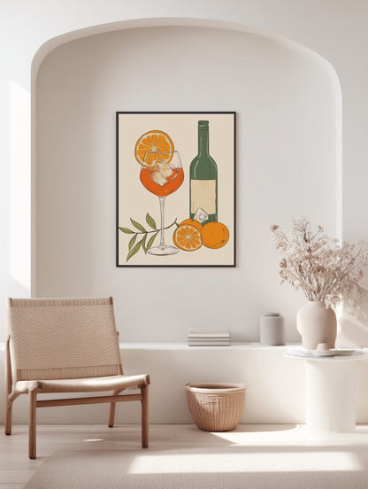 Aperol Cocktail Poster