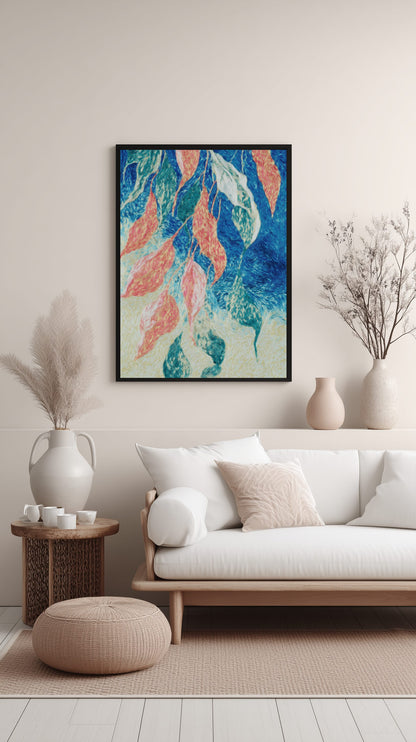 Dancing Leaves Harmony Poster