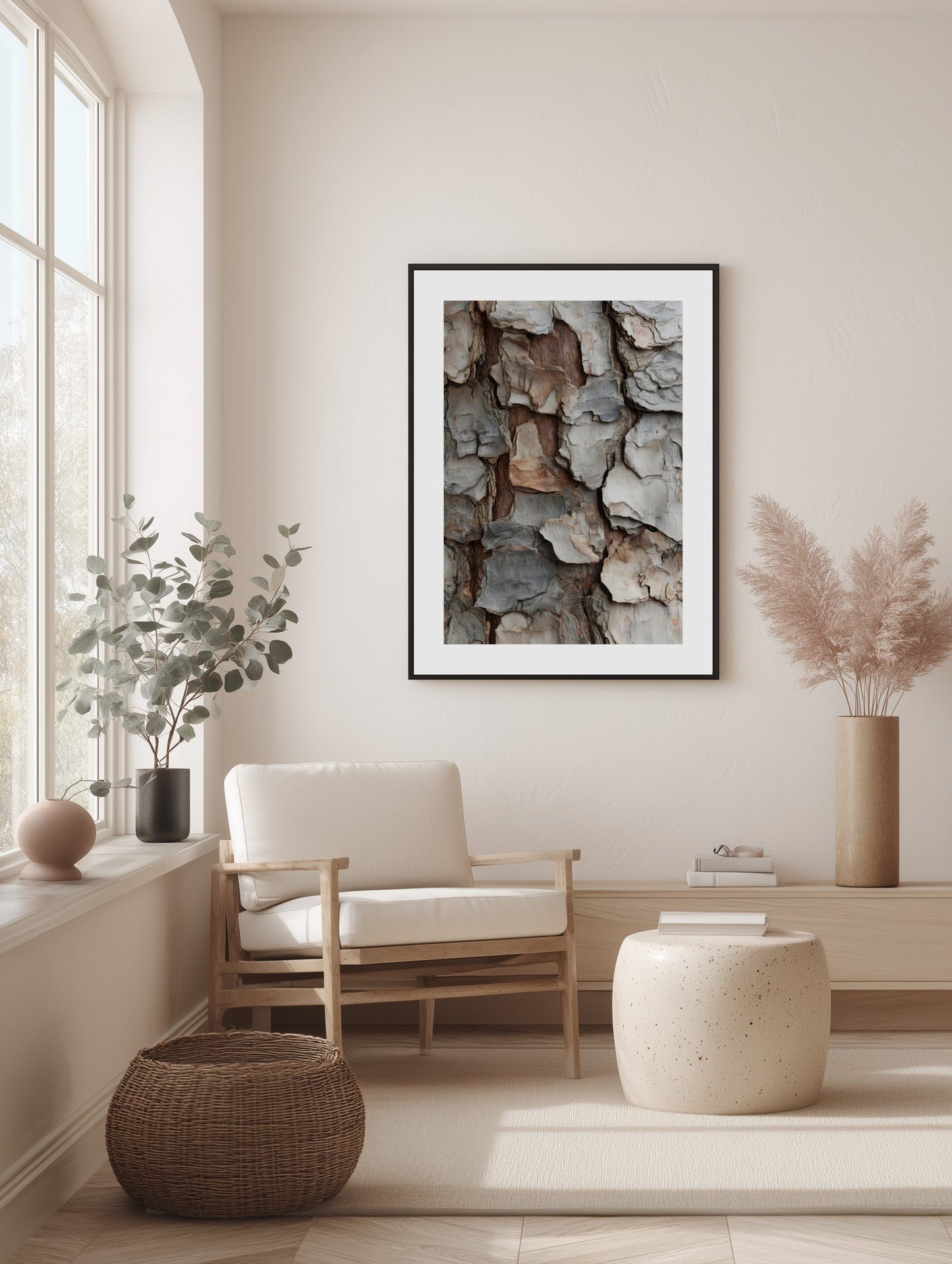 Layered Pine Bark Poster
