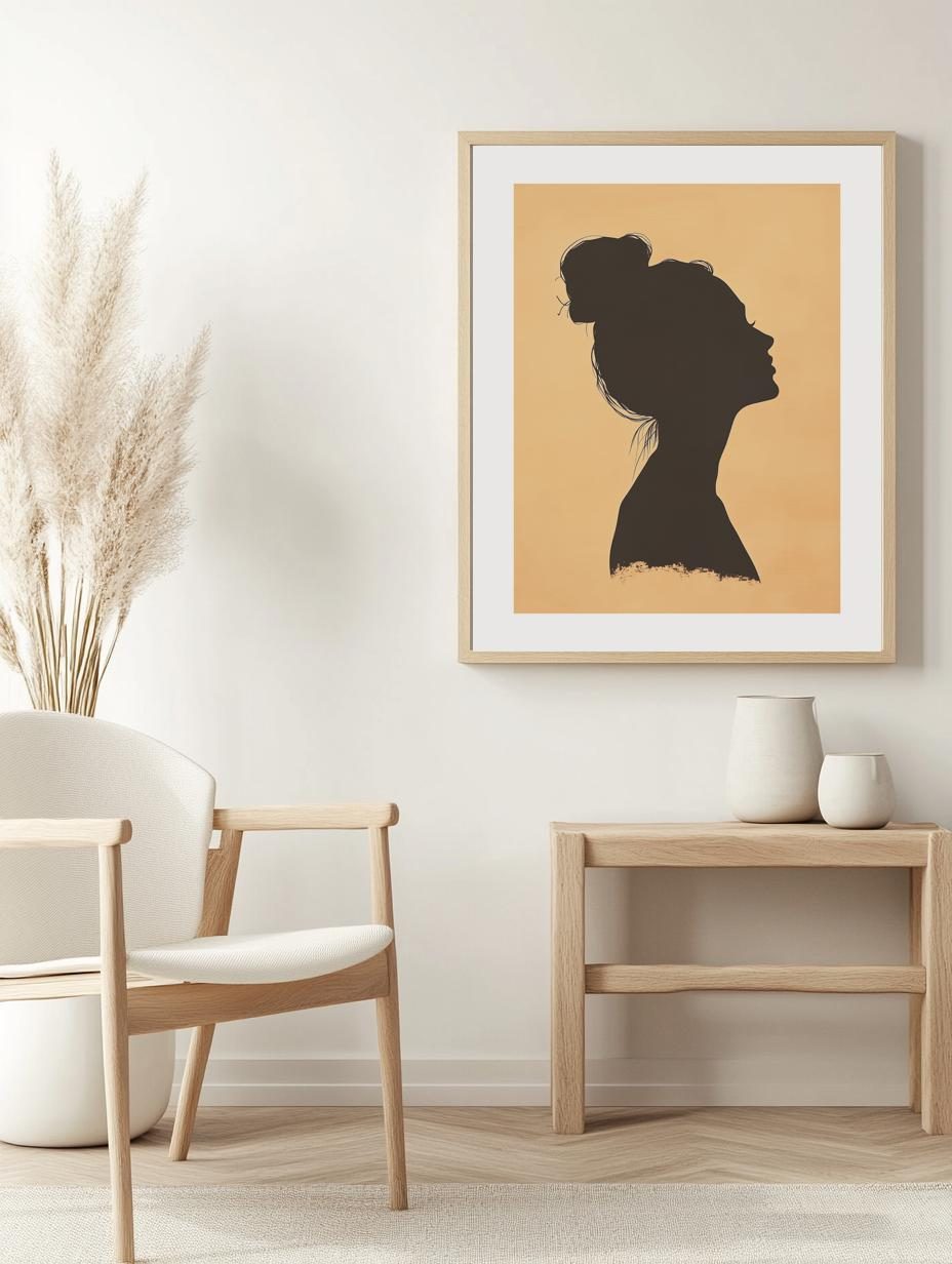 Silhouette Grace Poster