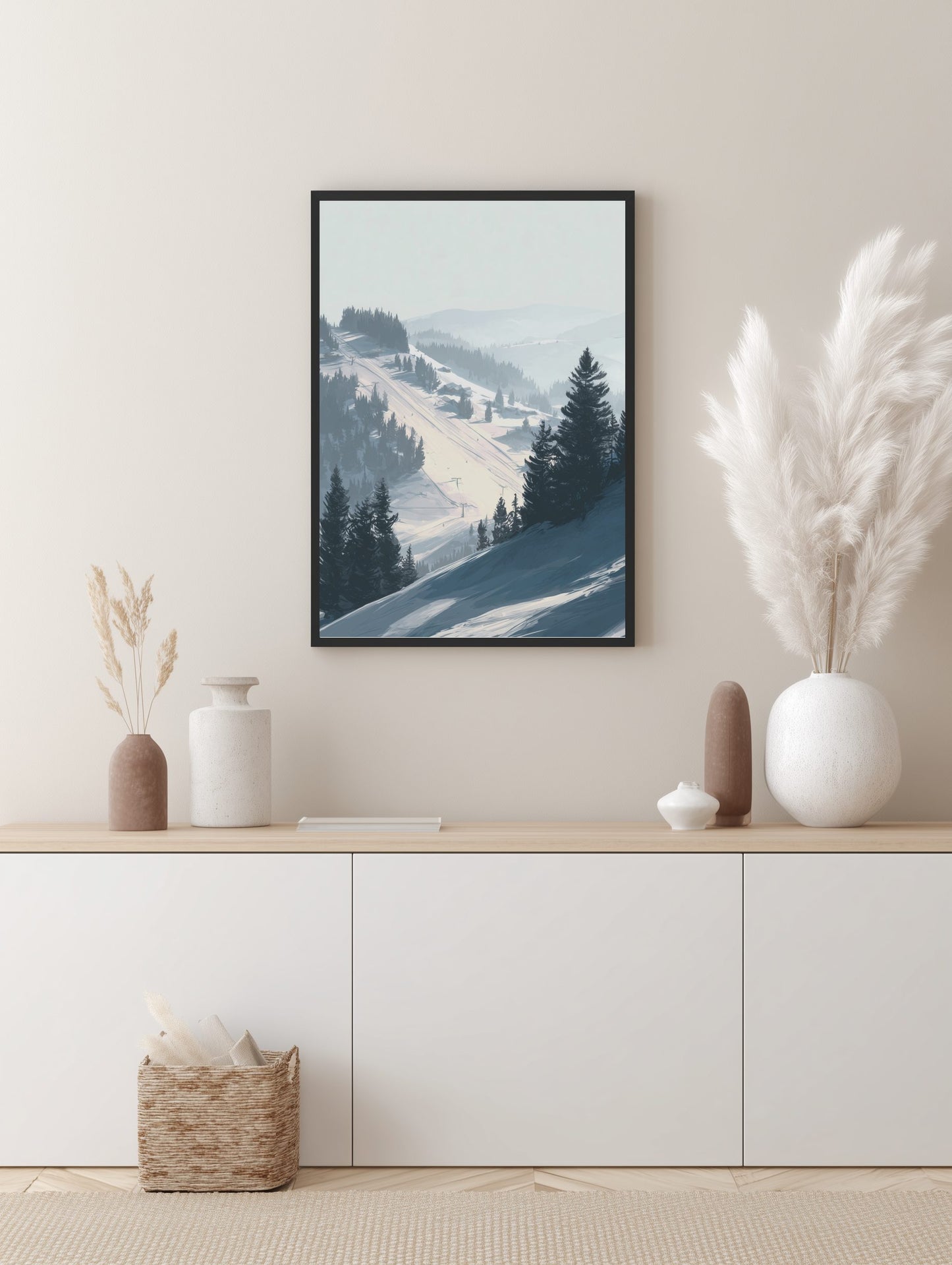 Ski Slope Poster
