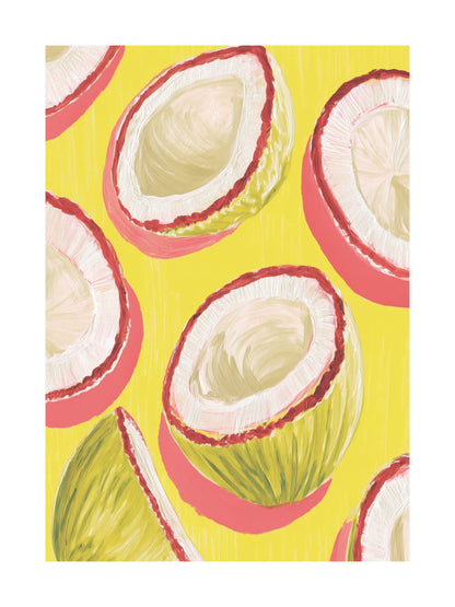 Poster of woman floating mid-air with blooming floral skirt