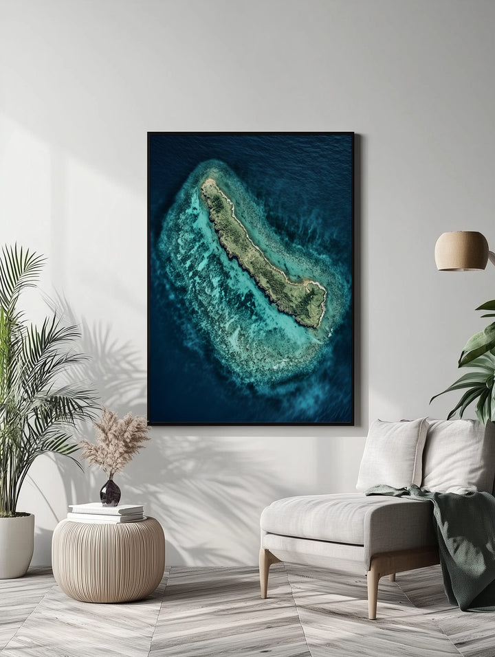 Coral Island View Poster