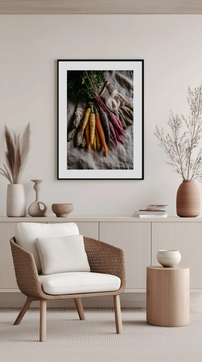 Harvest Vegetables Poster