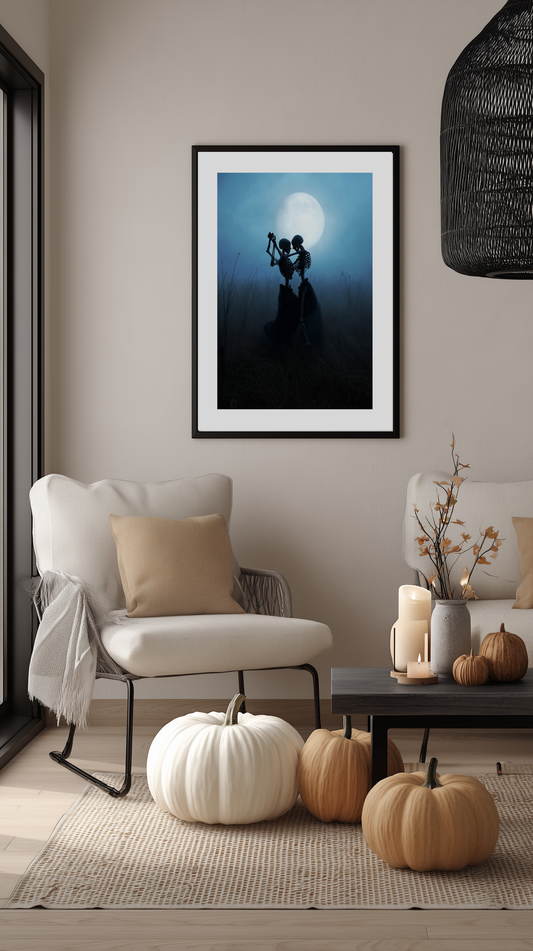 Skeleton Lovers Poster