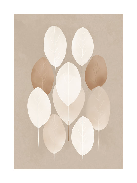 nordic natural abstract decorative wall art - modern poster for home or office