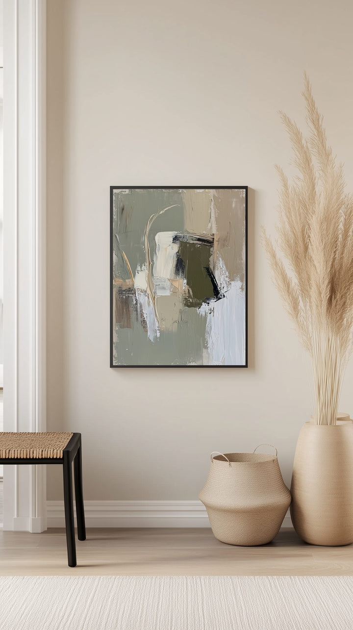 Warm Neutral Colorfield Poster