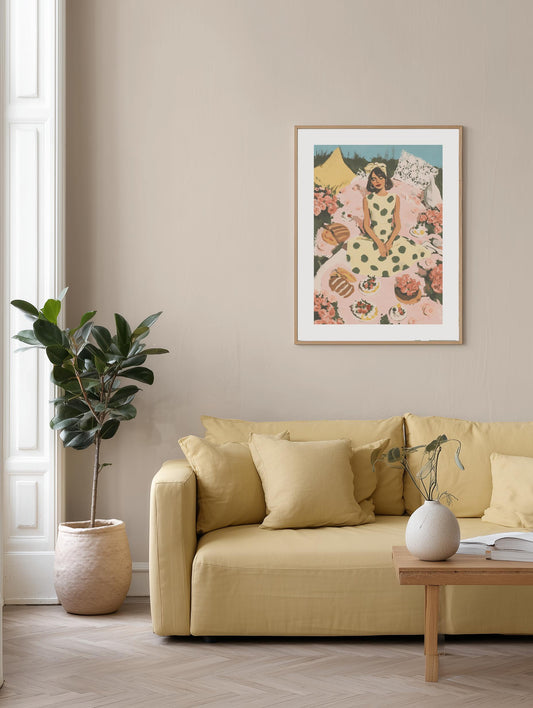 Garden Picnic Poster