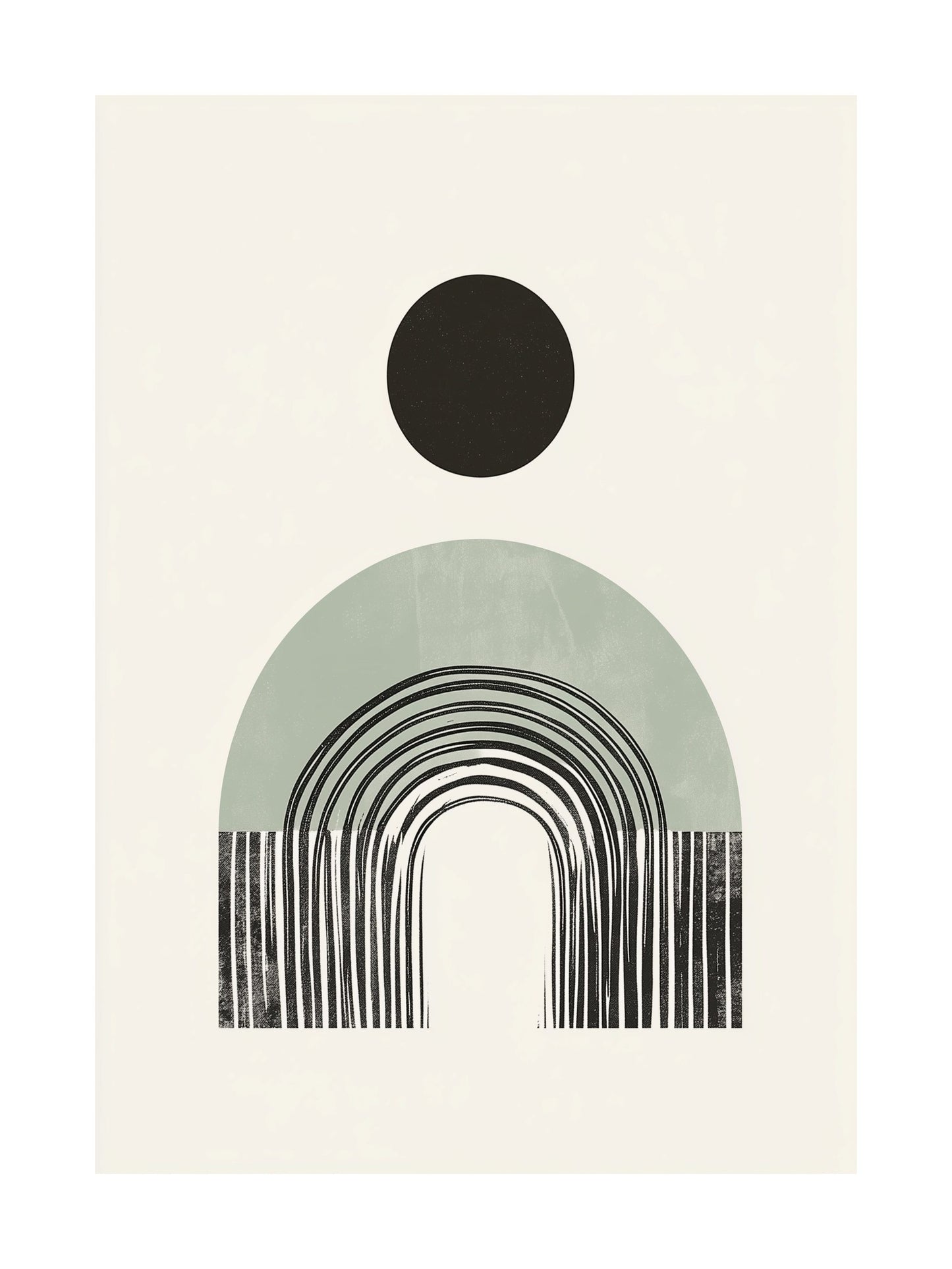 solid minimalist decorative wall art - modern poster for home or office