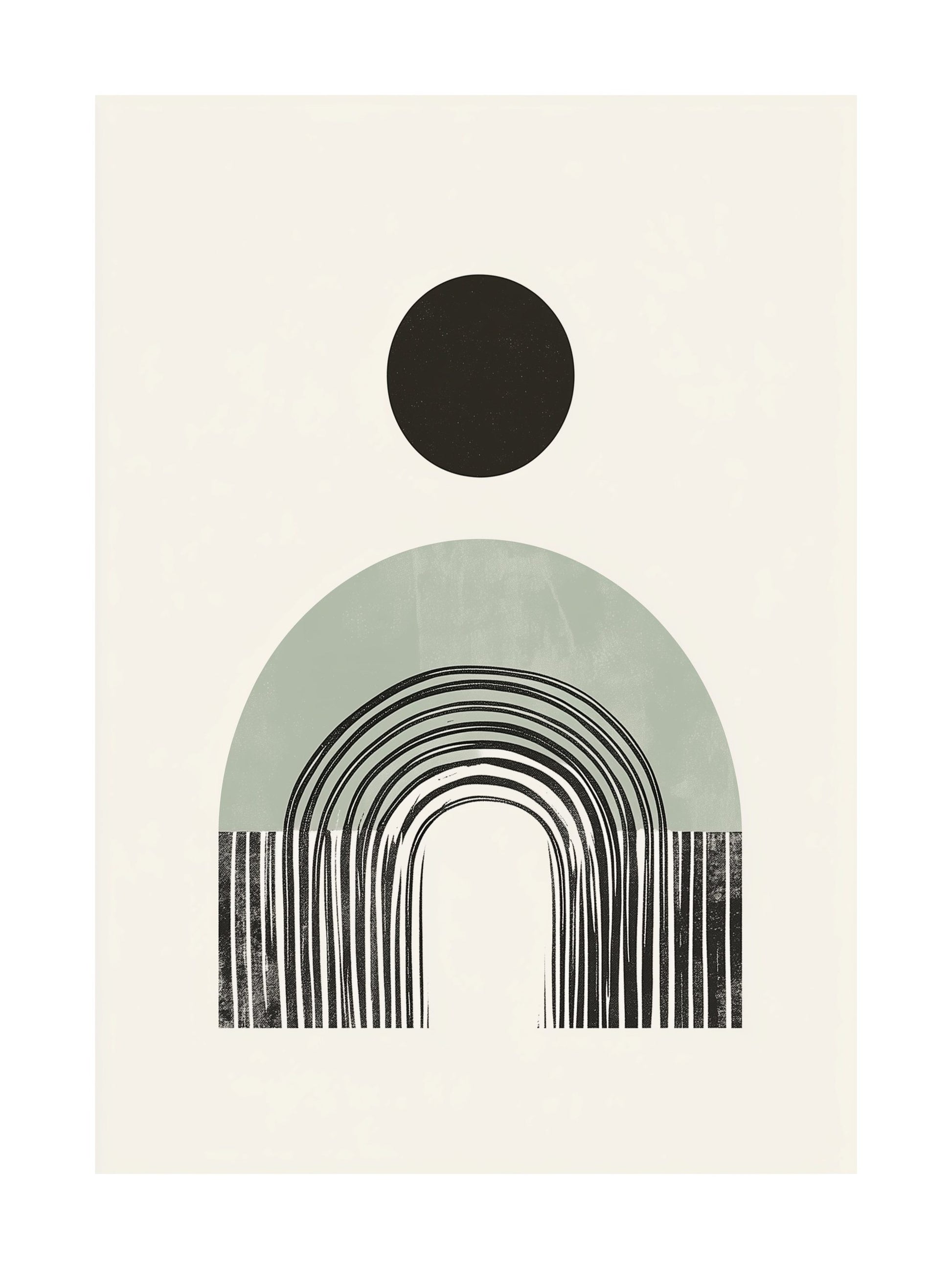 solid minimalist decorative wall art - modern poster for home or office